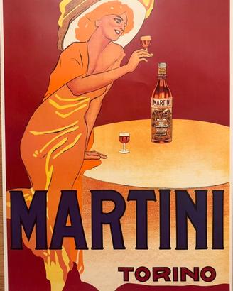 Poster vintage DUDOVICH MARCELLO MARTINI ROSSO