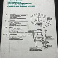 Dissipatore di rifiuti alimentari - trita rifiuti