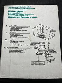 Dissipatore di rifiuti alimentari - trita rifiuti