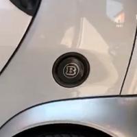Adesivi logo brabus per smart 450 resistenti UV