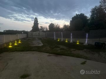 Damigiane segnapasso con luce solare