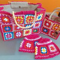 BORSE DI JUTA RIVESTITE IN PURO COTONE