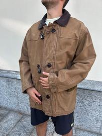 Giubbotto vintage in pelle/camoscio