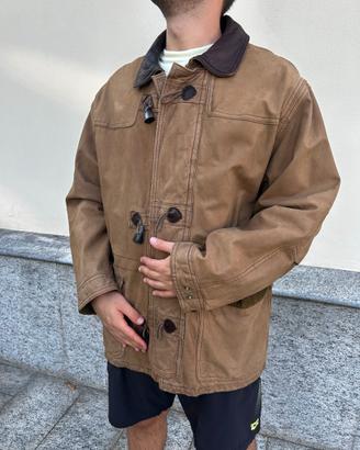 Giubbotto vintage in pelle/camoscio
