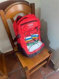 ZAINO OLIMPIADI MI-CORTINA 2026 COCA COLA NUOVO