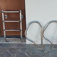 scaletta per piscina inox