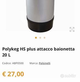 40 Contenitori PTE uso alimenti 20-24-30 L