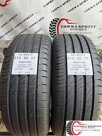 2 PNEUMATICI 215/55 R17 GOODYEAR ESTIVE KM0