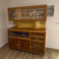 Vetrina legno anni 60