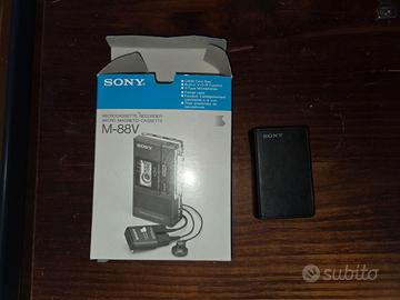 Registratore Portatile a micro cassette Sony m-88v