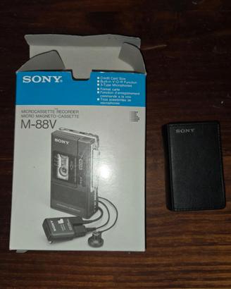 Registratore Portatile a micro cassette Sony m-88v