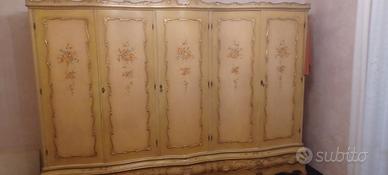 camera da letto in stile barocco veneziano vintage