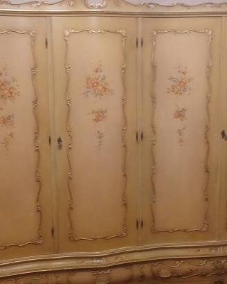 camera da letto in stile barocco veneziano vintage