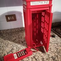 telefono cabina telefonica inglese modernariato 