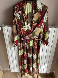 Vestito verde stampa floreale ZARA