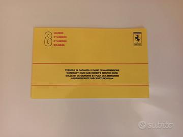 Ferrari 328 348 libretto tagliandi