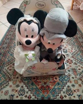 Peluches Topolino &  Minnie sposi 