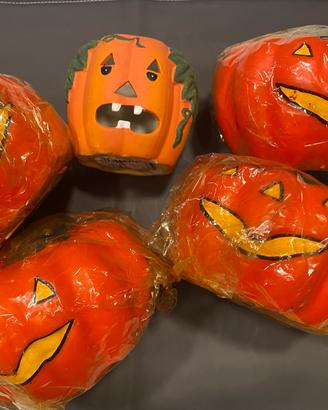 Decotazioni Halloween Candele Portacandele Zucca