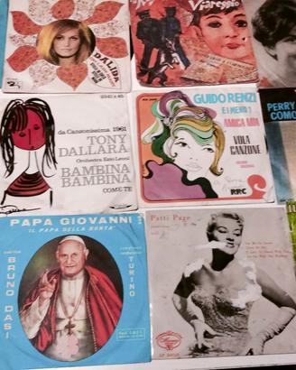 dischi vinile anni  60 70 vintage 