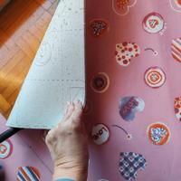 tappeto pavimento PVC con cuori 