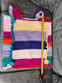 vestito / gilet pura lana per bambini 