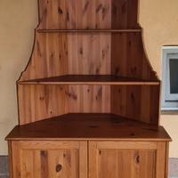 Mobile ad angolo, in legno di pino