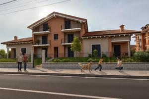 Nuova costruzione bilivello con terrazzo