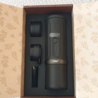 Macchina da caffè portatile nuova con accessori