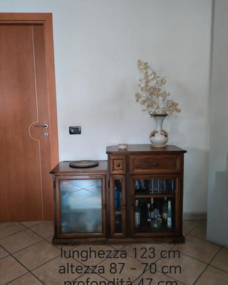 Mobile porta tv in legno massello