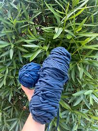 fettuccia in cotone color blu navy