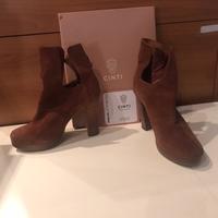 Scarpe tronchetti Cinti scamosciate 39marrone