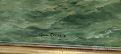tela a olio di Guido odierna 