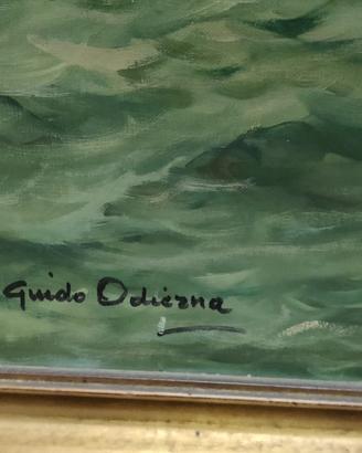 tela a olio di Guido odierna 