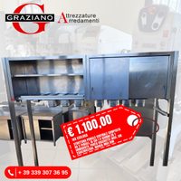 MODULI ACCIAIO INOX PROFESSIONALE vari modelli