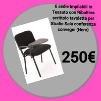 Sedie con ribaltina