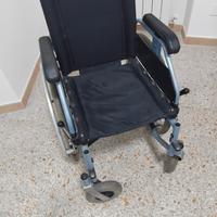 sedia a rotelle piu lettino 