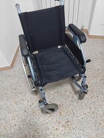 sedia a rotelle piu lettino 