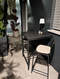 Set bar IKEA SANDSBERG con 2 sgabelli STIG