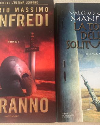 Manfredi lotto 4 libri Grandi romanzi storici