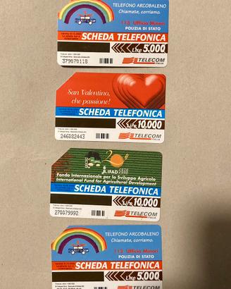 Schede Telefoniche anni 2000