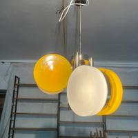 Lampadario pop vintage anni 70 space age