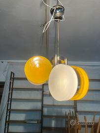 Lampadario pop vintage anni 70 space age