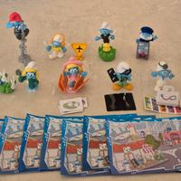 Kinder serie incompleta Puffi in Città 2018