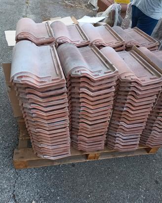 Tegole portoghesi 1€ antichizzate con angobbio