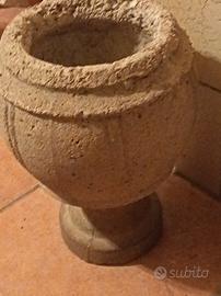 mortaio in pietra chiara