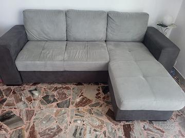 Divano letto angolare estraibile + contenitore