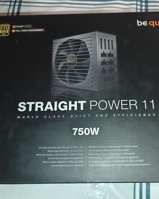 Alimentatore 750W 80Plus Gold Be Quiet! 