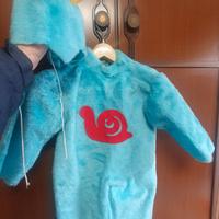 Costume carnevale lumaca tg. 2 max 4 anni