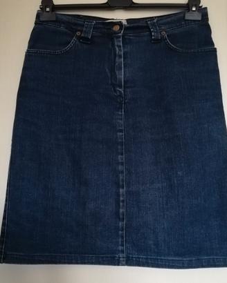 Gonna jeans Controvento