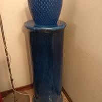 COLONNA IN TERRACOTTA SMALTATA